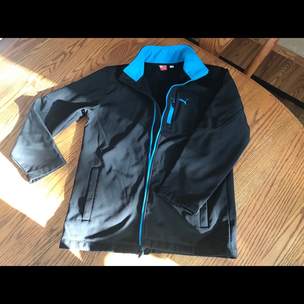 Puma Boys full zip lightweight jacket